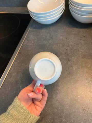 Vardera kopjes en ondertassen beschikbaar voor biedingen