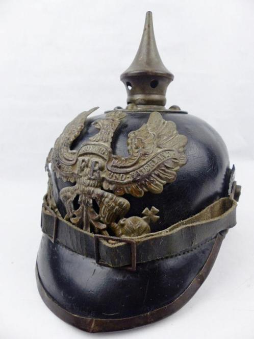 Pinhelm, M15, IR79 Pickelhaube Pruisen WO1 WW1, Collections, Objets militaires | Général, Envoi