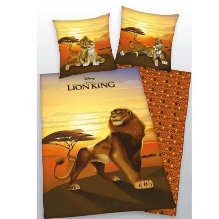 Eenpersoons Lion King Dekbedovertrek 140 x 200 cm - Disney, Enfants & Bébés, Chambre d'enfant | Linge de lit, Neuf, Housse de couette