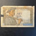 Frankrijk - 10 Francs 1943 - P 99 - Gebruikt - 569, Postzegels en Munten, Ophalen of Verzenden, Frankrijk, Los biljet