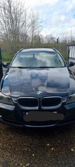 BMW 318d 2.0 Diesel 195000 km, 5 places, Carnet d'entretien, Noir, Break