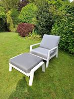 Loungestoel Bristol, Tuin en Terras, Tuinstoelen, Ophalen, Zo goed als nieuw, Aluminium, Verstelbaar