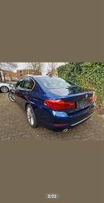 BMW 5serie luxury line 2018, Auto's, BMW, Automaat, Achterwielaandrijving, Euro 6, Blauw