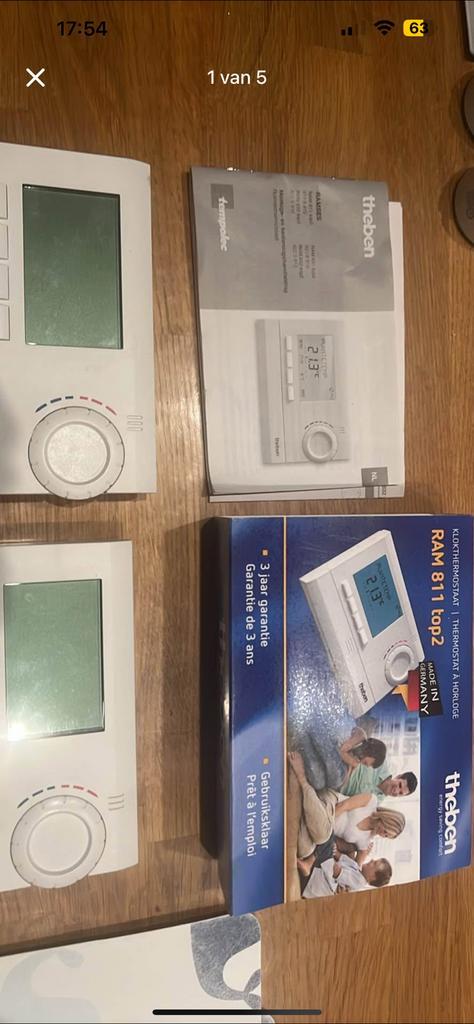 Kloktermostaat, Doe-het-zelf en Bouw, Thermostaten, Zo goed als nieuw, Ophalen of Verzenden