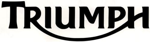 Triumph sticker #6, Motoren, Accessoires | Stickers, Verzenden
