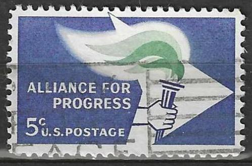 USA 1963 - Yvert 749 - Handelsakkoord met Zuid-Amerika (ST), Timbres & Monnaies, Timbres | Amérique, Affranchi, Amérique du Sud