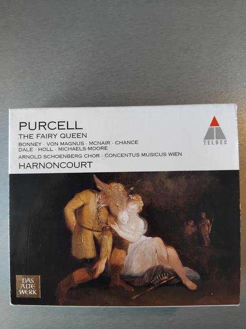 Boîte de 2 CD. Purcell. La Reine des fées. (Teldec, Harnonco, CD & DVD, CD | Classique, Comme neuf, Enlèvement ou Envoi