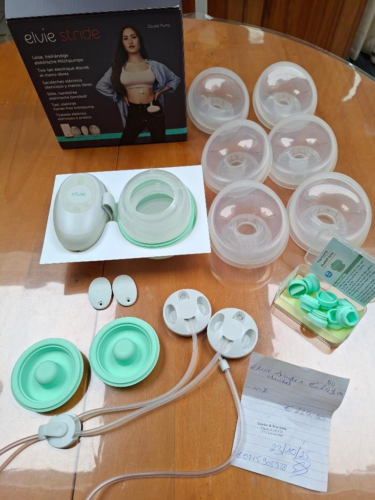 Elvie Stride dubbele borstkolf, Kinderen en Baby's, Babyvoeding en Toebehoren, Zo goed als nieuw, Borstkolf, Ophalen