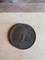 5 Centimes 1857 België FR, Postzegels en Munten, Munten | België, Ophalen of Verzenden
