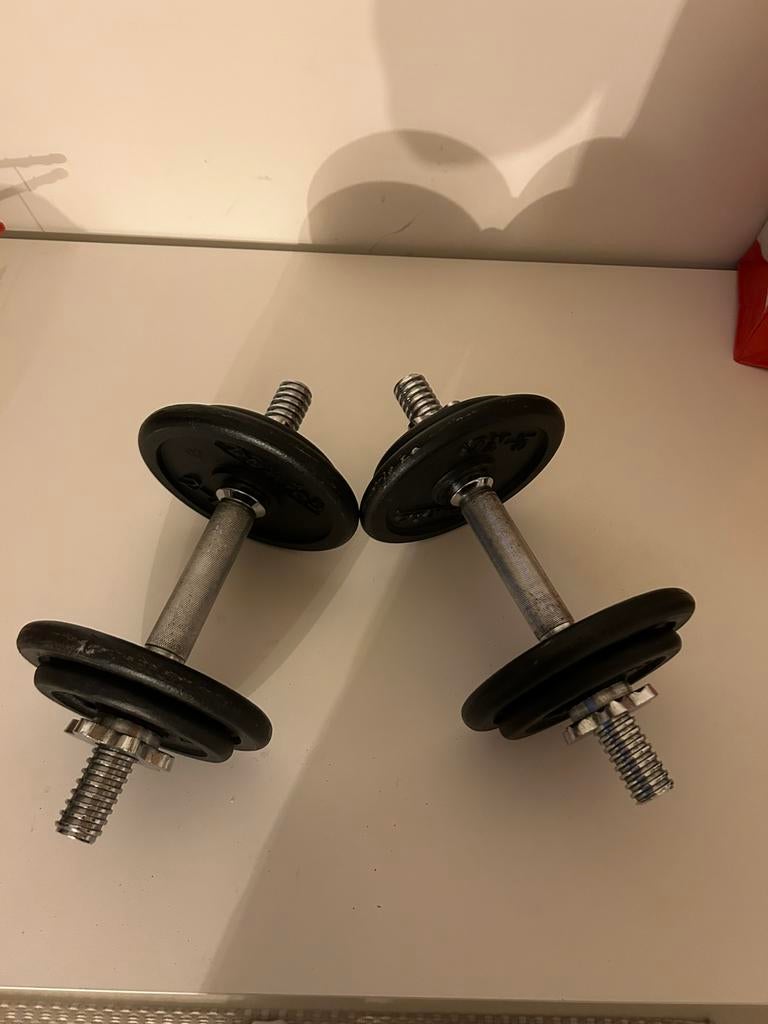 Pack haltères adaptable !, Sports & Fitness, Équipement de fitness, Enlèvement, Utilisé, Pectoraux, Haltère