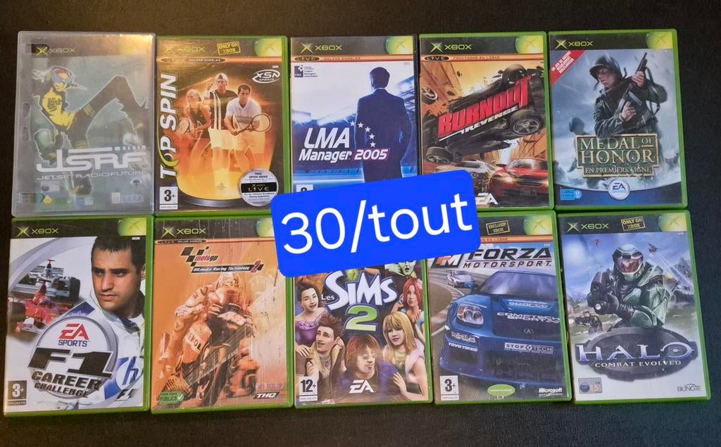 Jeux pour xbox og, Consoles de jeu & Jeux vidéo, Jeux | Xbox Original