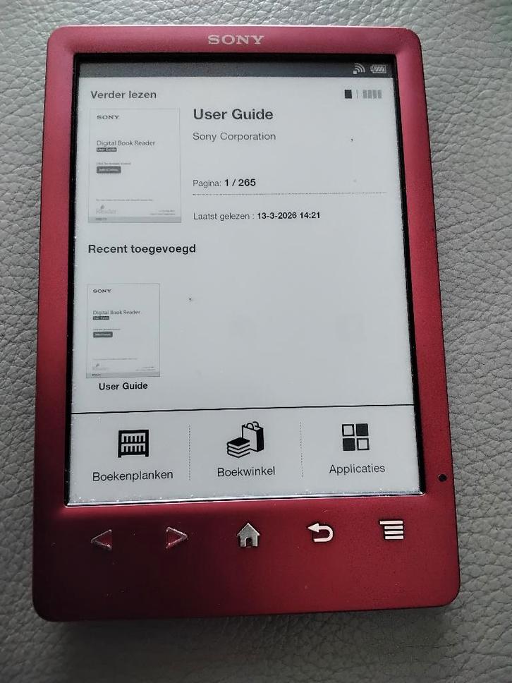 E-reader Sony PRS-T3, Informatique & Logiciels, E-readers, Utilisé, 6 pouces ou moins, 16 GB ou plus, Écran tactile, Mémoire extensible