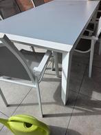 mooie grote tuintafel aluminium met composiet blad, Ophalen, Aluminium