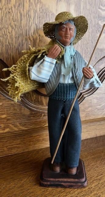 Santon de Provence grand, Collections, Statues & Figurines, Enlèvement, Comme neuf, Humain