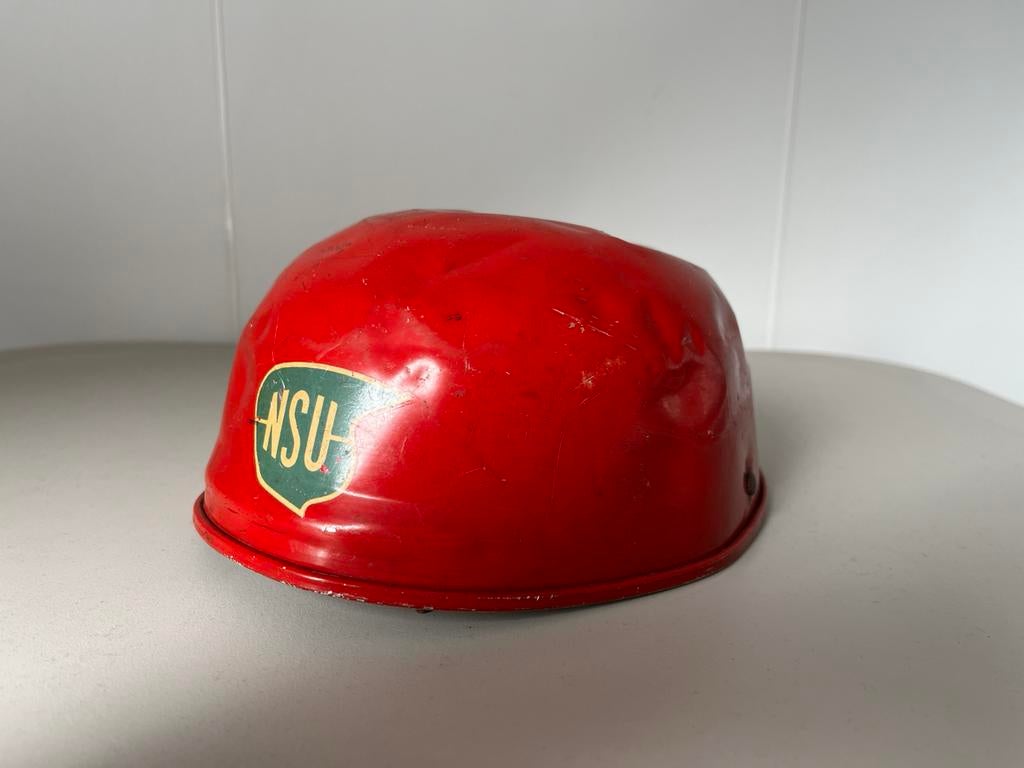 Vintage helm NSU, Fietsen en Brommers, Brommerhelmen, Ophalen of Verzenden, Gebruikt