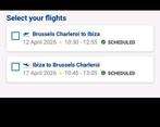 Ibiza 2 tickets retour Ibiza met 20kg bagage