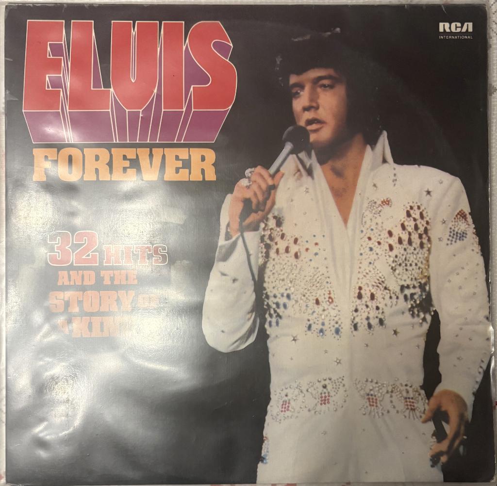 Elvis Forever — 33T dubbel vinyl • 32 hits • Elvis Presley, Cd's en Dvd's, Vinyl Singles, Zo goed als nieuw, Beschermende buitenhoes