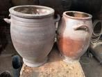 2 pots en pierre, Jardin & Terrasse, Steens Johan & Robin, 25 à 40 cm, Utilisé, Intérieur