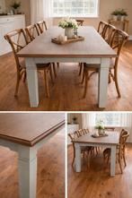 ‼️TE KOOP LANDELIJKE EIKEN EETTAFEL‼️, Huis en Inrichting, Tafels | Eettafels, Ophalen, Eikenhout, Vijf personen of meer, Rechthoekig