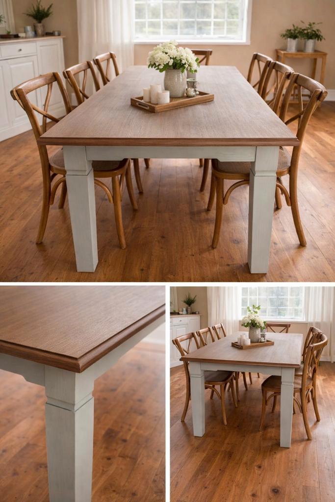 ‼️TE KOOP LANDELIJKE EIKEN EETTAFEL‼️, Huis en Inrichting, Tafels | Eettafels, Zo goed als nieuw, Vijf personen of meer, Rechthoekig