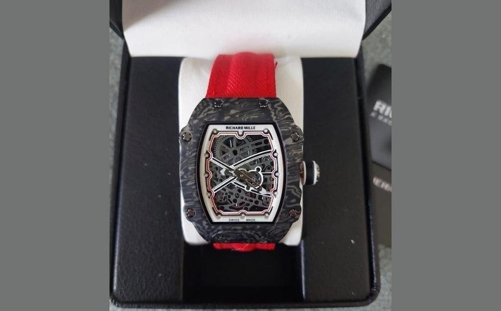 Nieuw in doosje: prachtige Richard Mille  horloge automatic, Handtassen en Accessoires, Horloges | Heren, Nieuw, Polshorloge, Overige merken