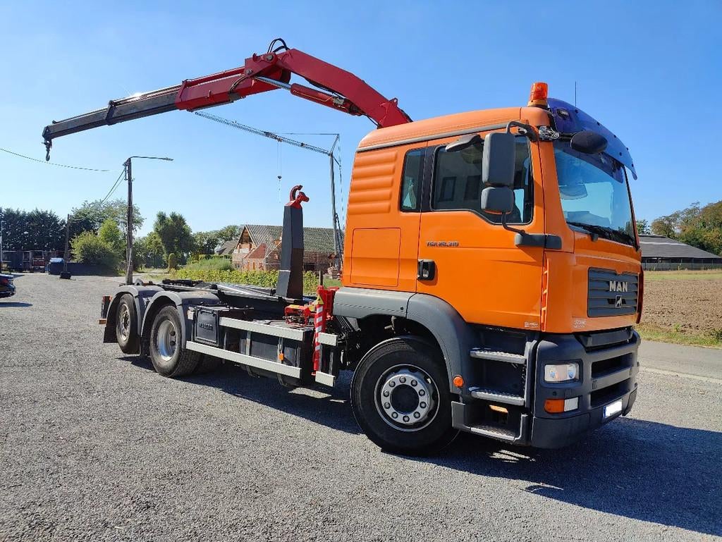 MAN TGA 28.310 Container / Fassi F130 (bj 2006), Automaat, Overige kleuren, MAN, Bedrijf