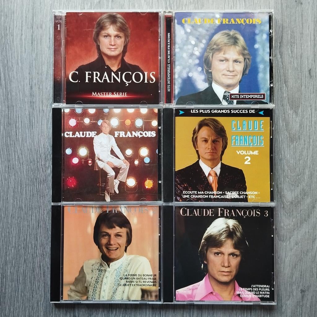Claude François: set met originele cd-albums, Verzenden, Gebruikt