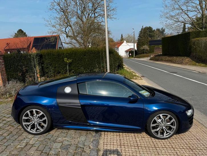 Audi R8 V10 Mungello échap Capristo ECHANGE POSSIBLE, Auto's, Audi, Particulier, R8, Blauw, Blauw, Alcantara