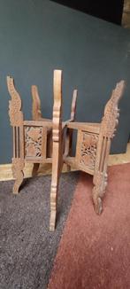 Table de sculpture sur bois orientale sans plateau., Enlèvement, Utilisé, Bois, Ovale