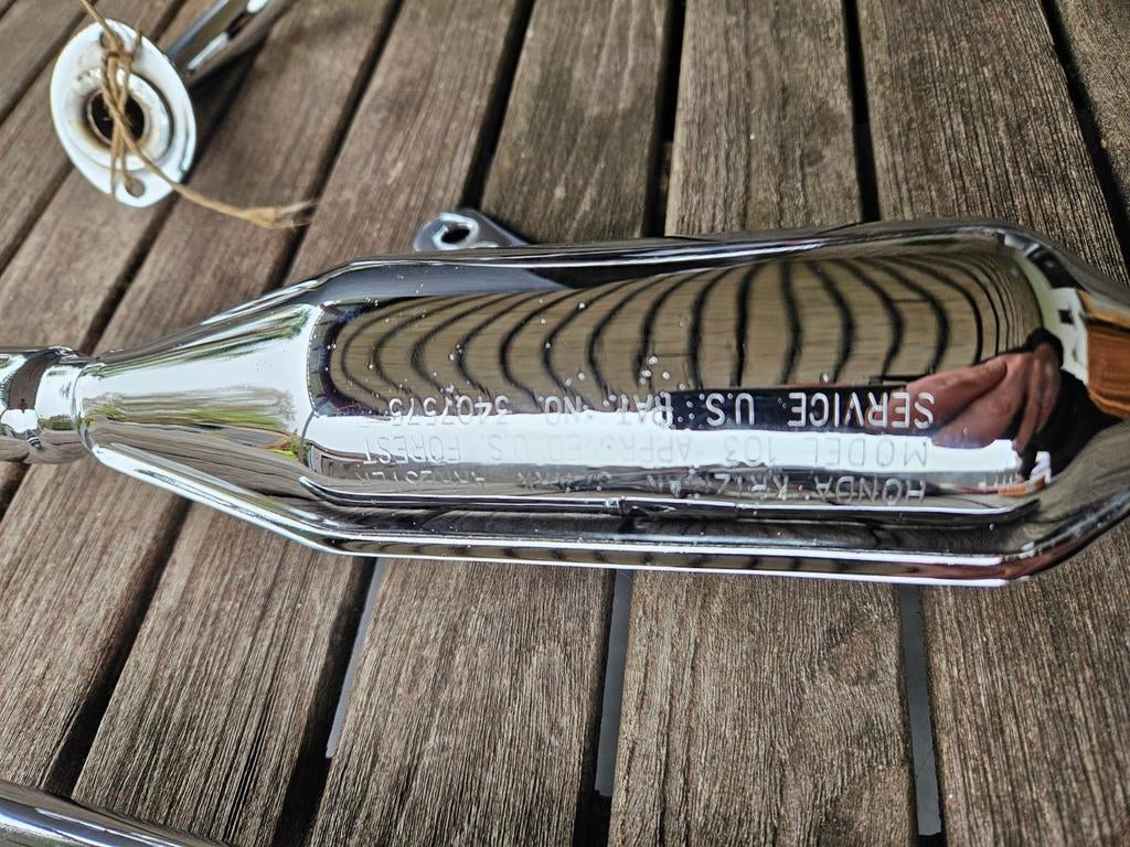 Honda monkey z50a uitlaat (demper), Enlèvement