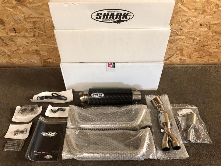 Shark SRC 4 uitlaatsysteem uitlaat MT-07 MT07 2014-2016 RM04, Motoren, Onderdelen | Yamaha, Nieuw, Ophalen of Verzenden