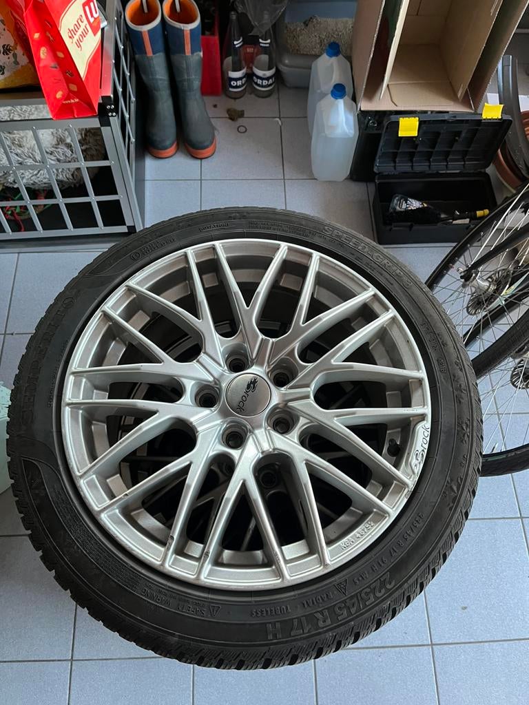 Brock B30 KS velgen, Ophalen, 17 inch, Winterbanden, Velg(en)