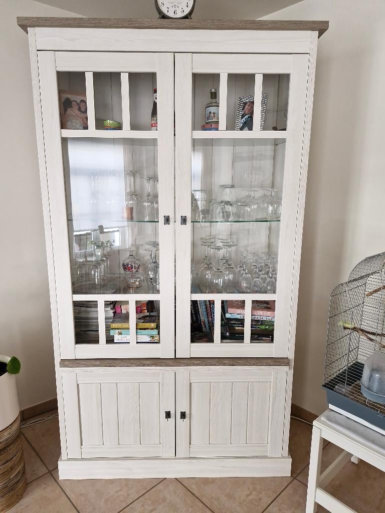 Vitrinekast,  Tafel,  dressoir, Huis en Inrichting, Kasten | Vitrinekasten, Ophalen