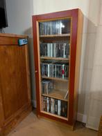 Staande kastjes met glazen deuren, Ophalen, Zo goed als nieuw, Hout, Cd's of Dvd's