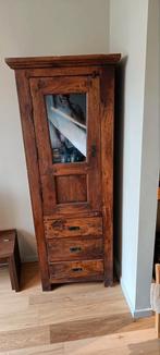 Vintage Houten Vitrinekast, Enlèvement