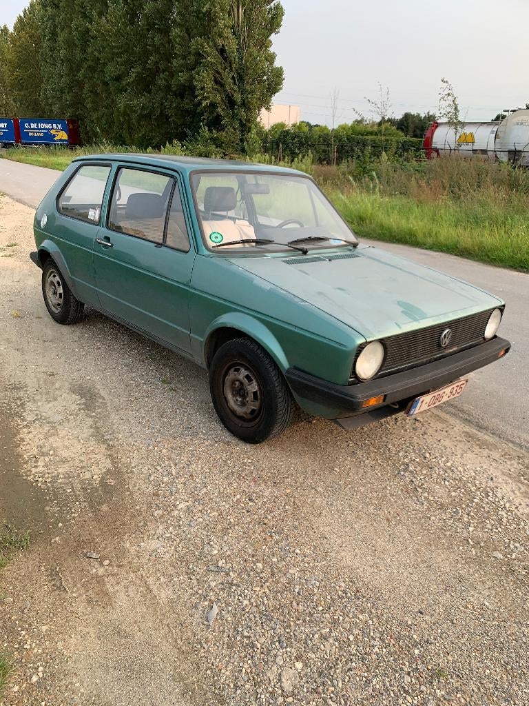 Volkswagen Golf MK1 1.1 '83 AFHALING LEES BESCHRIJVING, Autos, Achat, Particulier, Vert, 1100 cm³