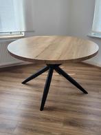 Belle table ronde avec structure en métal 130 cm, Enlèvement, Comme neuf