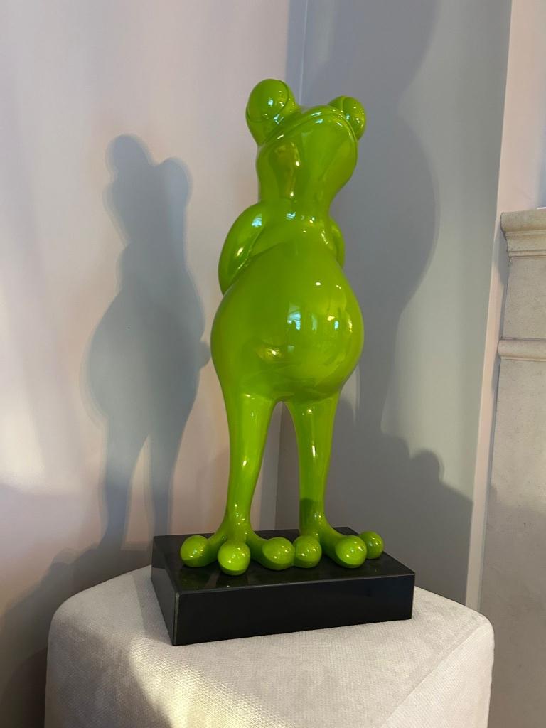 Beeld kikker, Verzamelen, Beelden en Beeldjes, Ophalen, Zo goed als nieuw