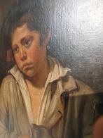 Peinture marouflée sur bois., Enlèvement ou Envoi