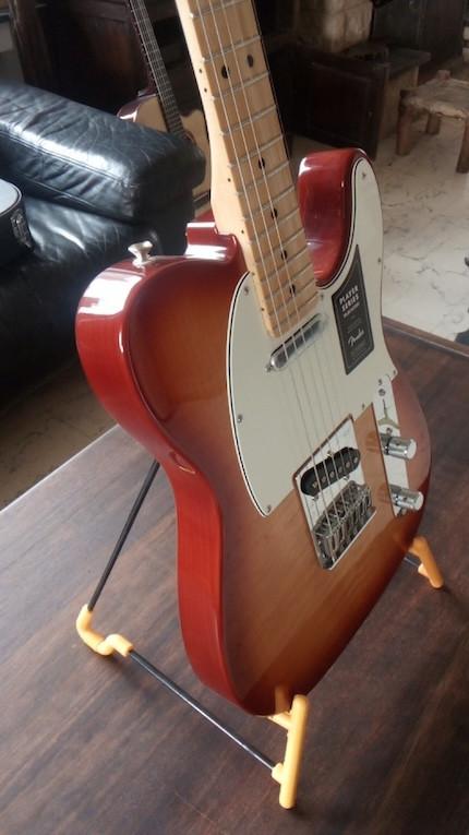 Neuve: Fender Telecaster LTD Plus Flame Top tangerinburst MN, Musique & Instruments, Enlèvement ou Envoi, Neuf, Solid body, Fender
