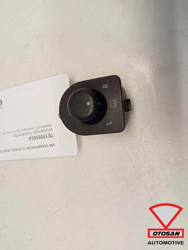 VW Transporter T5 Spiegelverstelling Schakelaar 7E1959565A, Auto-onderdelen, Dashboard en Schakelaars, Volkswagen, Gebruikt