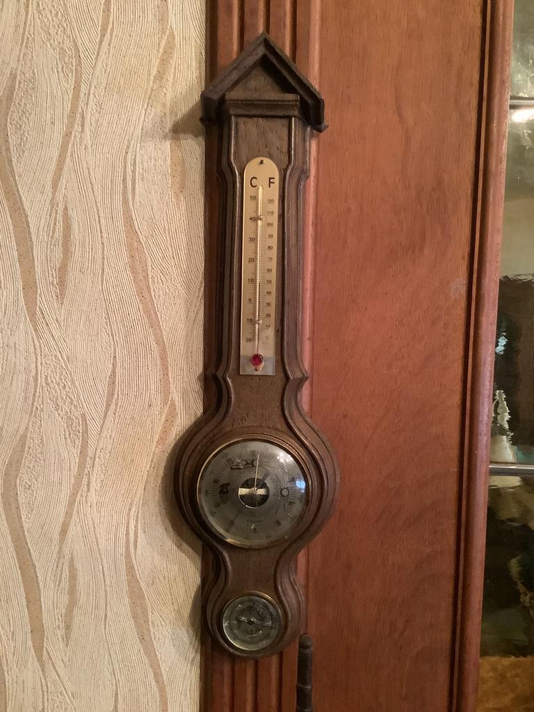 Weerstation met barometer, Ophalen, Zo goed als nieuw, Weerstation