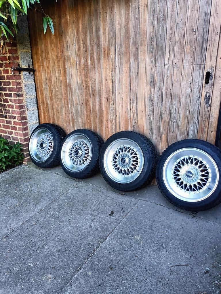 BBS winterset 5x112/5x120, Auto-onderdelen, Banden en Velgen, Ophalen, Gebruikt, 17 inch, Winterbanden