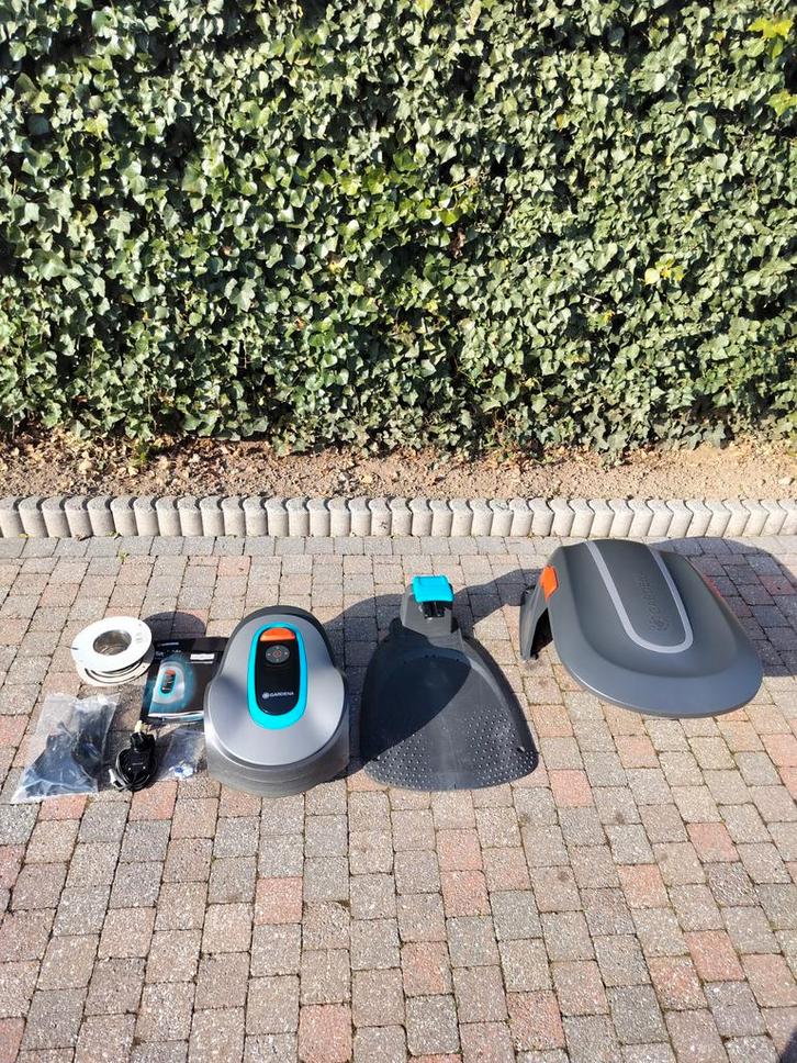 Robotmaaier Gardena sileno minimo 400, Tuin en Terras, Robotmaaiers, Gebruikt, Minder dan 20 cm, Bestuurbaar via app, Ophalen