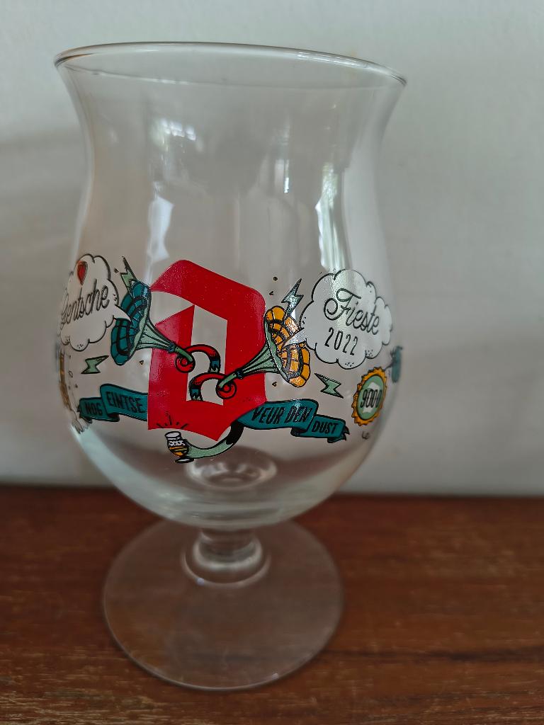 Duvel glas Gentse Feesten 2022, Verzamelen, Biermerken, Ophalen, Zo goed als nieuw, Glas of Glazen, Duvel