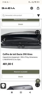 Coffre de toit Dacia Duster 3, Autos : Divers, Coffres de toit