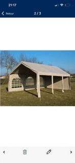 Tonnelle 5x6 beige à louer, Enlèvement, Comme neuf, 5 à 8 mètres, 4 à 6 mètres