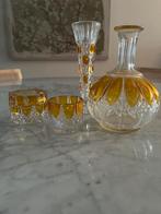 Set antiek glaswerk, Ophalen