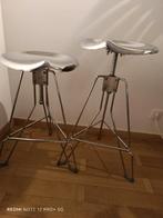 Tabourets design japonais, métal, réglable, Sakamoto., Antiek en Kunst, Antiek | Meubels | Stoelen en Sofa's, Ophalen