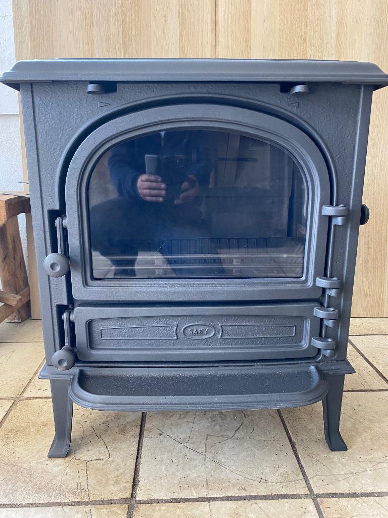 Houtkachel Saey 94 als nieuw., Ophalen, Zo goed als nieuw, Hout, Houtkachel